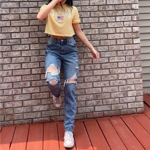 SHEIN boyfriend jeans size S